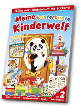 预订【德语】 Stickerspaßbuch Kunterbunte Kinderwelt[4019393912537]