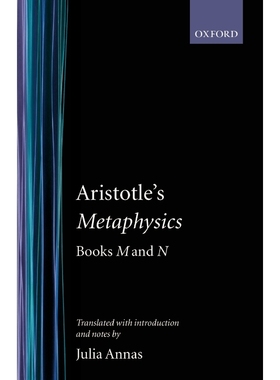按需印刷Metaphysics Books M and N[9780198721338]