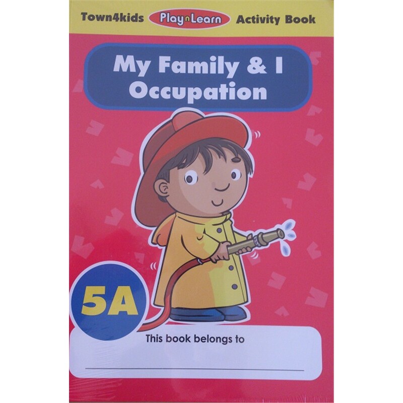 现货 城镇儿童玩乐学习活动书5A(含DVD)Town4kids Play'n'Learn Activity book 5A W/DVD 英文原版 上海外文 9789810733605
