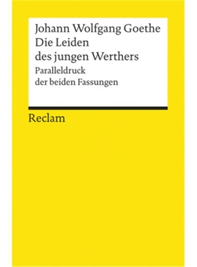 预订【德语】Die Leiden des jungen Werthers, Studienausgabe[9783150097625]