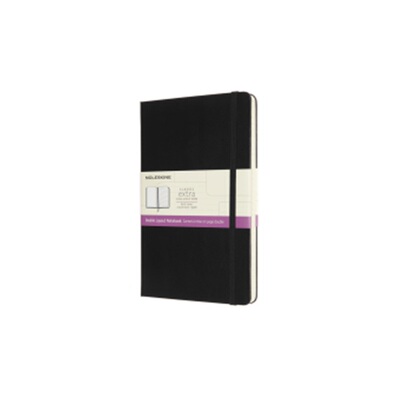 预订【德语】 Moleskine Notizbuch - Doppelte Lineatur, Large/A5, Liniert-Blanko, Sch[8056420852943]