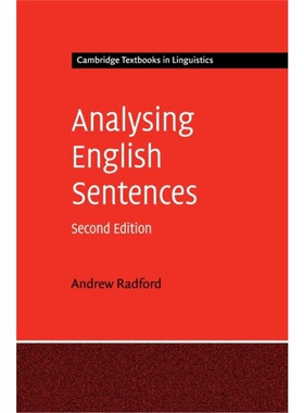 按需印刷CBG Analysing English Sentences[9780521660082]