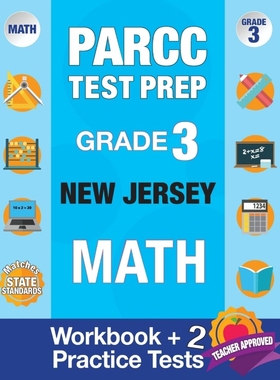 按需印刷PARCC Test Prep Grade 3 NEW JERSEY Math[9781948255134]
