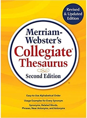 Merriam-Websters Collegiate Thesaurus New 2019 英文原版 麦林韦氏大学词源