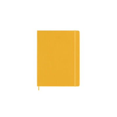 预订【德语】 Moleskine 12 Monate Wochen Notizkalender - Color 2023, XL, Orangegelb[8056598852875]