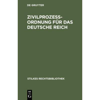 预订【德语】 Zivilproze?ordnung fur das Deutsche Reich