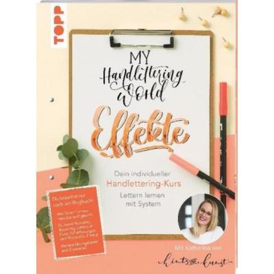 预订【德语】 My Handlettering World: Effekte:Dein individueller Handlettering-Kurs. Lettern lern