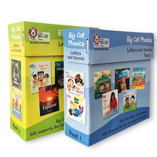英文原版 Sounds 外文书店 儿童绘本 自然拼读教材 赠点读包 Pack and 60册套装 Cat 大猫新版 Letters 赠音频 Big
