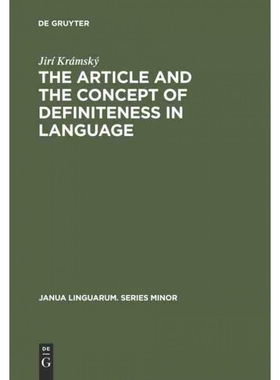 按需印刷DEG The Article and the Concept of Definiteness in Language[9789027921192]