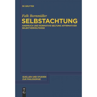 按需印刷不退不换DEG Selbstachtung[9783110270815]