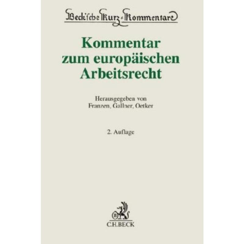 预订【德语】 Kommentar zum europaischen Arbeitsrecht (