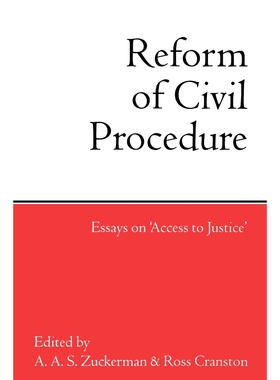 按需印刷不退不换The Reform of Civil Procedure:Essays on `Access to Justice'[9780198260936]
