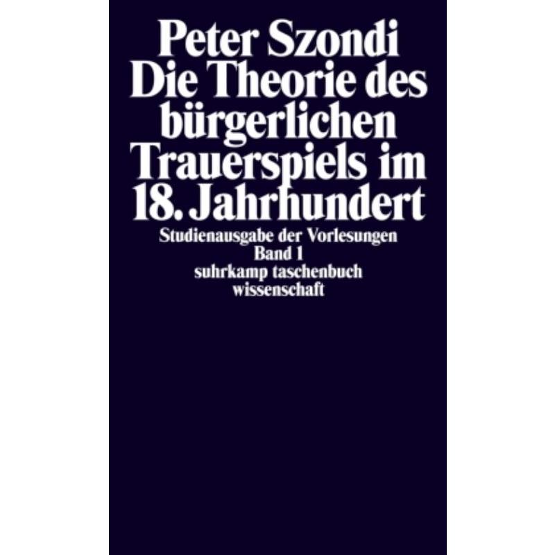 预订【德语】 Die Theorie des bürgerlichen Trauerspiels i