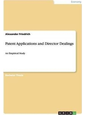 按需印刷Patent Applications and Director Dealings[9783656834342]