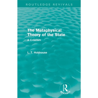 预订Metaphysical Theory of the State (Routledge Revivals)[9780415557863]