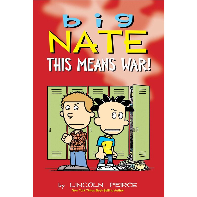 现货 大内特:这是战争!? 大内特图文小说系列 Big Nate. This means war!?(Big Nate Graphic Novels) 英文原版 上海外文 97815