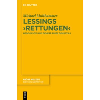 按需印刷不退不换DEG Lessings  Rettungen[9783110328585]