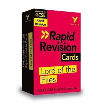 York Notes for AQA GCSE (9-1) Rapid Revision Cards: Lord of the Flies 英文原版 约克笔记