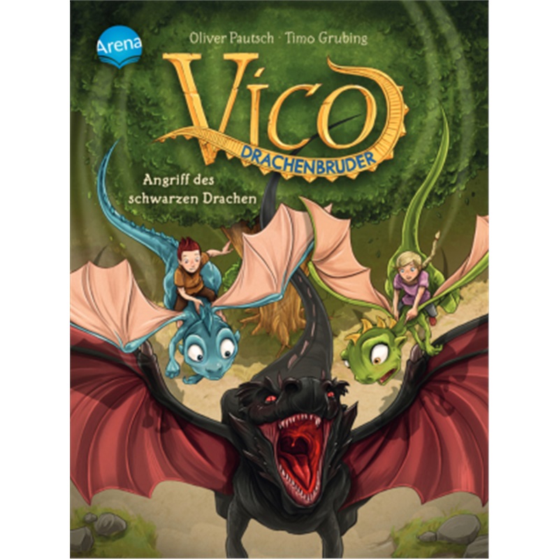 预订【德语】Vico Drachenbruder - Angriff des schwarzen Drachen[9783401711904]