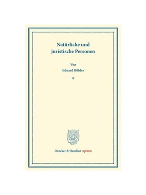 预订【德语】Natürliche und juristische Personen.: