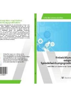 预订【德语】 Entwicklung eines empirischen Spindelwirkungsgradmodells:mit Hilfe von statistische