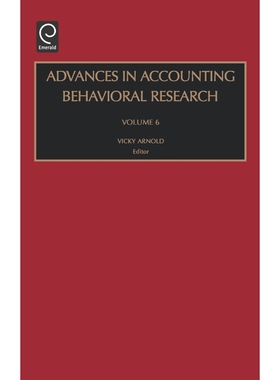 按需印刷Adv Account Behav Res Aabr6h[9780762310470]