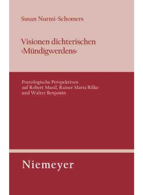 按需印刷DEG Visionen dichterischen  Mündigwerdens[9783484321342]