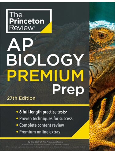 预售【2024新书】Ap Biology Prem 27Th Ed[9780593517567]