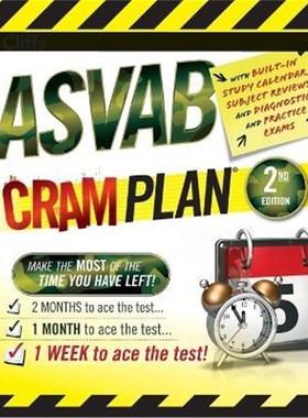 预订Cliffsnotes ASVAB Cram Plan