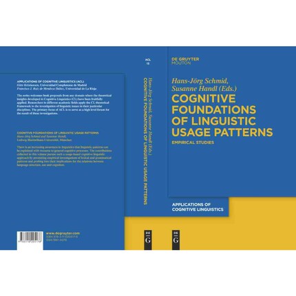 按需印刷DGYT Cognitive Foundations of Linguistic Usage Patterns[9783110205176]