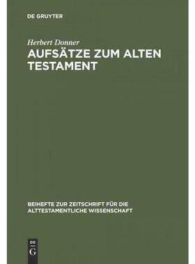 按需印刷DEG Aufs?tze zum Alten Testament[9783110140972]