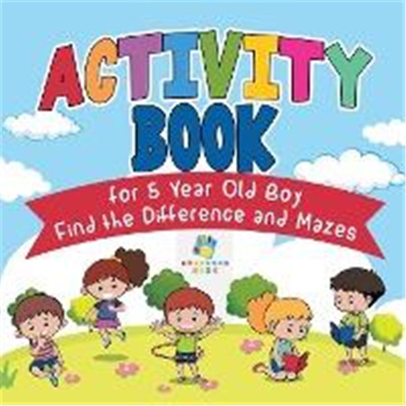 按需印刷不退不换Activity Book for 5 Year Old Boy Find the Difference and Mazes[9781645217848]