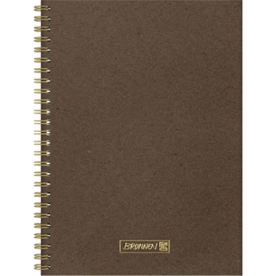 预订【德语】 Brunnen Notizbuch Wire-O A5 dotted chocolat[4061947085228]