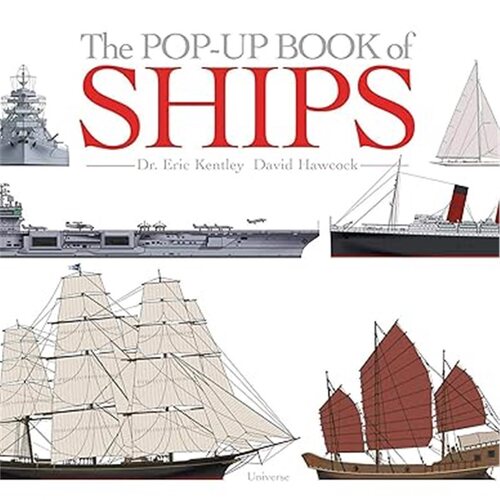 现货The Pop-Up Book of Ships: 船舶立体书：立体插图的海洋历史 Maritime History with Spectacular Pop-Ups