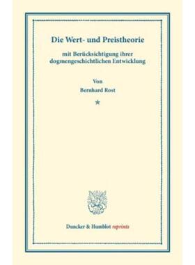 预订【德语】 Die Wert- und Preistheorie:mit Berucksich