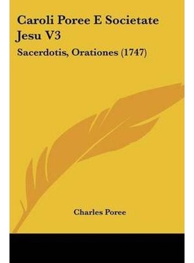 按需印刷Caroli Poree E Societate Jesu V3[9781104629823]