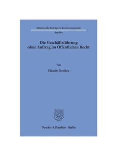 Gesch?ftsführung ohne Recht. 德语 ?ffentlichen Die 预订 Auftrag