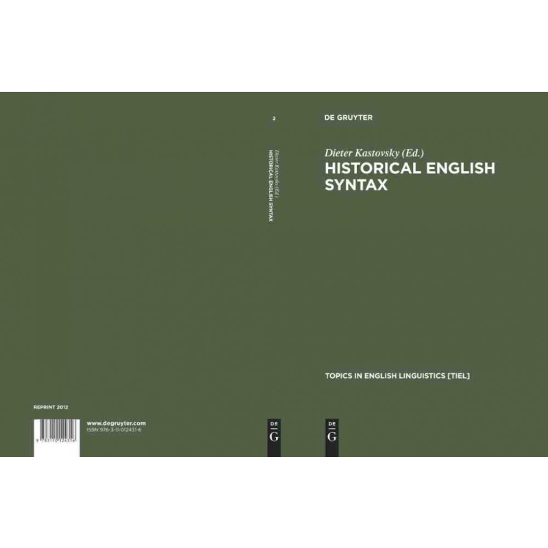 按需印刷DGYT Historical English Syntax[9783110124316]