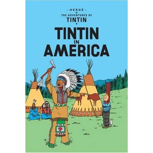 丁丁历险记 英文原版 Tintin in America (The Adventures of Tintin)