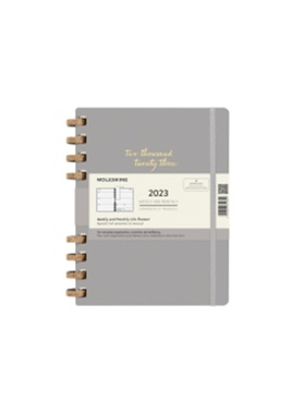 预订【德语】 Moleskine 12 Monats Life Kalender Mit Spiralbindung 2023 XL, Wochen-Mo[8056598851809]