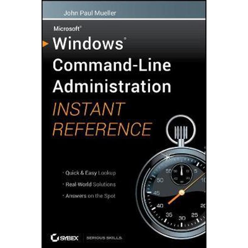 预订Windows Command Line Administration Instant Reference