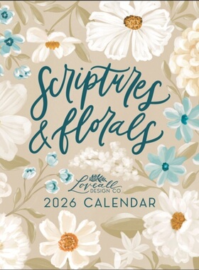 预订Scriptures and Florals 2026 Wall Calendar[9781524899004]
