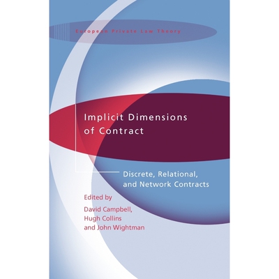 按需印刷不退不换Implicit Dimensions of Contract[9781841133492]