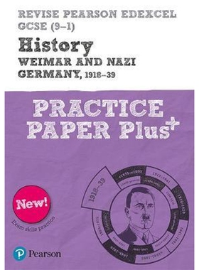 预订Pearson REVISE Edexcel GCSE (9-1) History Weimar and Nazi Germany Practice Papers Plus:for home learning, 2022 and 2