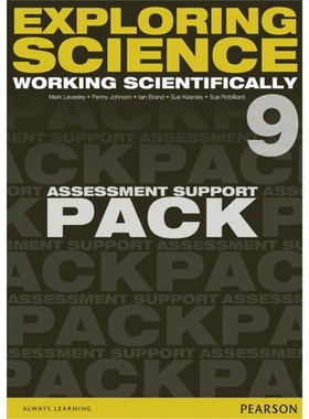 预订Exploring Science: Working Scientifically Assessment Support Pack Year 9[9781447959441]