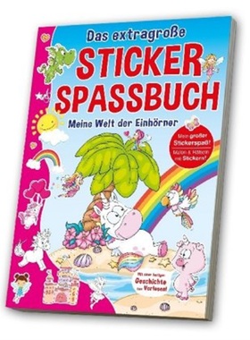 预订【德语】 Das extragroße Stickerspaßbuch - Meine Welt der Einhörner[4019393910939]