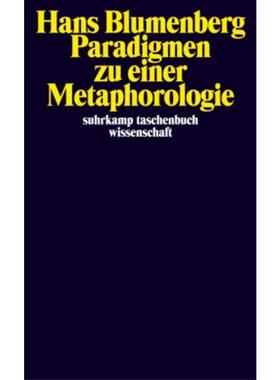 预订不退不换德语 Paradigmen zu einer Metaphorologie: