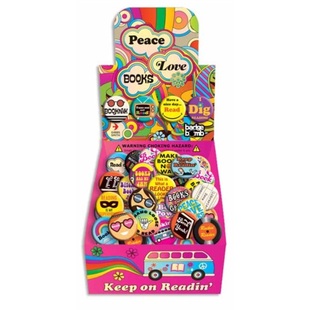 预订Peace, Love and Books Button Box[9781423650102]