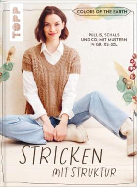 预订【德语】 Colors of the Earth - Stricken mit Struktur:Pullis, Schals und Co. mit Mu