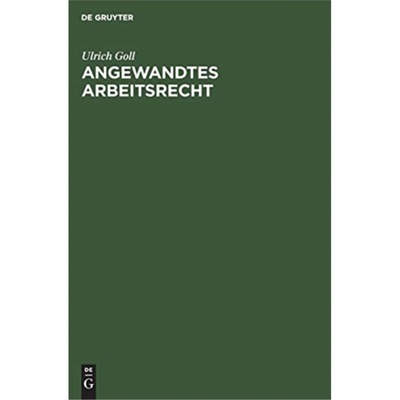 预订【德语】 Angewandtes Arbeitsrecht: